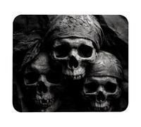 antisfilacciamento Tappetino per Il Mouse Custom Personalized Pirate Skulls Bone Picture Gaming Mousepad Tampone per Mouse 25x30cm per Notebook,PC,Laptop