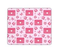 antisfilacciamento Tappetino per Il Mouse, Happy Loves Day Love Greeting Card, Pratica Tappeto Mouse, Mousepads, 25X30cm, Casa, Laptop, PC