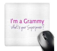 Antisfilacciamento Tappetino per Il Mouse Im A Grammy Whats Your Superpower Pink Funny Gift for Grandma 25X30Cm, Tappeto Mouse Personalizzato Gaming Mousepad per Ufficio Laptop Notebook