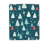 antisfilacciamento Tappetino per Il Mouse, Merry Christmas Tree, Ergonomico Tappetino per Mouse, Gaming Mousepad, 25X30cm, PC, Ufficio, Laptop