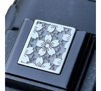 Antislip Camera Shutter Button Intagliato Fiore Fiore Petali Dettagli Per Strutture Ottone Per XT30 A7C2 DSLR Compatibilità Ottone Shutter Release Pulsante