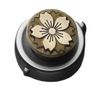 Antislip Camera Shutter Button Intagliato Fiore Fiore Petali Dettagli Per Strutture Ottone Per XT30 A7C2 DSLR Compatibilità Ottone Shutter Release Pulsante