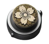 Antislip Camera Shutter Button Intagliato Fiore Fiore Petali Dettagli Per Strutture Ottone Per XT30 A7C2 DSLR Compatibilità Ottone Shutter Release Pulsante