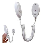 Antismarrimento del telecomando - Lucchetto di sicurezza con supporto a parete a molla, lucchetto per cavo hardware con filo riccio, dispositivo antifurto con presa forte | Chiusura cavo anti-perdita