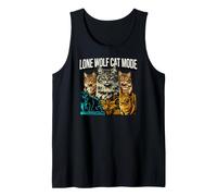 Antisocial Feline Introvert Lone Wolf Cat Mode Canotta