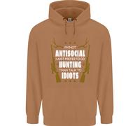 Antisocial I Prefer Di Andare A Caccia Felpa Uomo