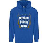 Antisocial I Prefer Di Andare A Caccia Felpa Uomo