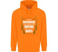 Antisocial I Prefer Di Andare A Caccia Felpa Uomo