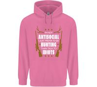 Antisocial I Prefer Di Andare A Caccia Felpa Uomo