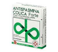 Recordati Antispasmina Colica Forte – Compresse rivestite 50 mg + 10 mg, 30 compresse – Uso orale