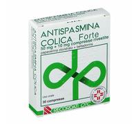 Antispasmina Colica Forte 50mg + 10mg Papaverina Belladonna 30 Compresse