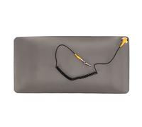 Antistatic Mat 3 Layer Rubber Table Pad | Non Skid Portable ESD Protection | Static Dissipating Workstation for Electronics Repair/PC Building | with Grounding Wristband