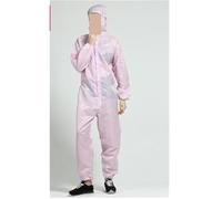 Antistatico, Tute antistatiche antipolvere con cappuccio for uomo e donna, indumenti for camera bianca, indumenti protettivi for lavori di verniciatura e pulizia in fabbrica(Pink,XX-Large)