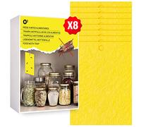 Antitarme Alimentari [ 8 Pezzi ] Anti tarme del Cibo, Anti farfalline, tarme della Farina, trappole tarme Alimentari, antifarfalline da Cucina, Cattura Farfalle dispensa con feromoni