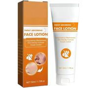 Antitraspirante per il viso, Lozione viso assorbente per il sudore, Blocca il sudore e la pelle grassa, rinfrescante e non grassa, Controllo del sudore di fronte, cuoio capelluto e pelle grassa