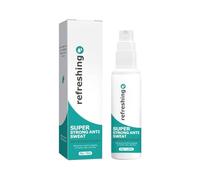 Antitraspirante spray, deodorante anti-sudore per iperidrosi, per mani, piedi e testa, blocca la sudorazione nelle aree problematiche, strato spray invisibile, non si attacca o residui di bianco (1)