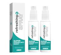 Antitraspirante spray, deodorante anti-sudore per iperidrosi, per mani, piedi e testa, blocca la sudorazione nelle aree problematiche, strato spray invisibile - 30ml (2)