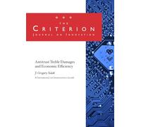 Antitrust Treble Damages and Economic Efficiency