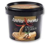 Antiu Xixona -Crema di torrone di Jijona da spalmare e cuocere - 350 grammi - Direttamente da consumare - Ampiamente usata per preparare dolci e salse al torrone Jijona