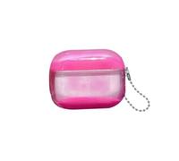 Antiurto Luminoso Liquido Quicksand Caso Duro per AirPods 4 Custodia Protettiva Night Glow Lucido Scuro Funda Copertura In scratch