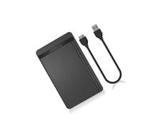 Antiurto PC Shell 2.5 "Recinzione Esterna USB3.0 Backup Dati Installazione Toolless Esterno Portatile Hard Drive Case