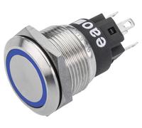 Antivandalo Pulsante Interruttore Spdt Momentanea 24V Dc Blu 19mm 82-5151.1124