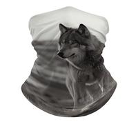Antivento Bandana, Passamontagna Wolf On The Grass Elastico Sciarpa al Collo per Yoga Ciclismo attività