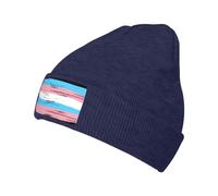 Antivento Berretto Running Distressed Trans Transgender Pride Flag Beanie Cappello Traspirante Cappello a Maglia per Uomo All'aperto Bici