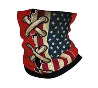 Antivento Sciarpa a Tubo,America And Morocco Moroccan Flag Vintage Combine,Passamontagna Traspirante Headwrap per Bambini Escursionismo Adulto 26X30cm