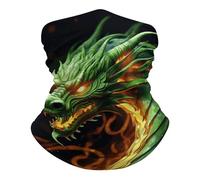 Antivento Sciarpa A Tubo Chinese Dragon Decorazione Facciale Lavabile Sciarpa al Collo per Arrampicata Ciclismo Sports