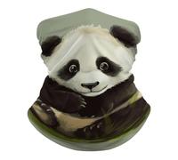 Antivento Sciarpa al Collo, Ghetta da Collo Cute Little Panda Protezione UV Cerchietto per Capelli per Pesca Bambini Adulto