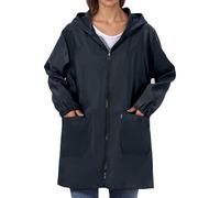 Antivento Velo Donna Ciclista Softshell Uomo Escursionismo Giacca Impermeabile Alpinismo Antivento Protezione Solare Trench Manica Lunga Giacca Esterna Cappotto Grande Taglia Tuta Top, Marina, 5XL