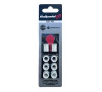 Bullpadel Ease Vibe Antivibratore da Padel, Bianco, Confezione da 4, 0,7 g per unità, Riduzione delle Vibrazioni 60%