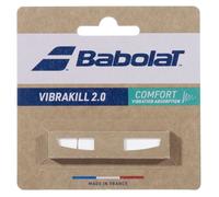 Babolat, Grip per Racchette Modello Vibrakill 2.0, Taglia Unica, Colore Bianco, Gancio Largo per Il Massimo Assorbimento delle Vibrazioni, Comfort Eccezionale Unisex-Adulto