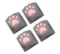 AntiWear Silicone Keycaps Soft CatPaw Texture Riduzione del rumore Caratteristica per gli appassionati di digitazione di lunga ora Soft Touch Silicone Keycaps