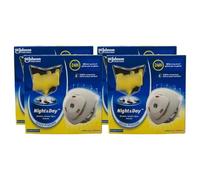 Antizanzare Elettrico Inodore a Sabbia Compressa, Efficace 24 Ore al Giorno per 10 Giorni, Diffusore e Ricarica (4 Unità)