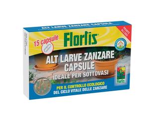 Antizanzare larvicida Flortis Alt capsule 15 pz
