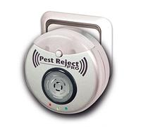Antizanzare Ultrasuoni PEST REJECT PRO (PIÙ POTENTE), Repellente per Insetti e Roditori, Opere 24x7, Repellente Sicuro per Bambini e Animali Domestici, Senza Emissioni Sostanze Chimiche
