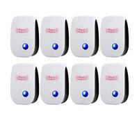 Antizanzare Ultrasuoni, Repellente ad Ultrasuoni per Topi, Repellente Ultrasuoni per Insetti, 6 Pack Elettrico Ultrasuoni Antizanzare per Anti Zanzare, Roditori, Ragni, Formiche