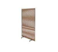 Anto Room Divider High Acciaio/ Marrone