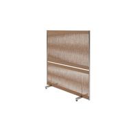 Anto Room Divider Wide Acciaio/ Marrone