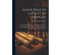Antoine-Eugène Genoude Sainte Bible En Latin Et En Français (Tascabile)