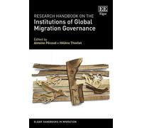 Antoine Pécoud Research Handbook on the Institutions of Globa (Copertina rigida)