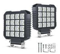 antom 2 pezzi fari led trattore 172W 9-60V 20400 Lumen faro LED IP68 impermeabile faretti led 12v per escavatori, trattori, rimorchi, ATV, camion, veicoli fuoristrada, moto
