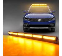 antom 90cm 60W Luce LED stroboscopica lampeggiante, 12V-24V LED Giallo Avvertimento luci lampeggianti con cavo da 3 meters