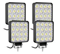 antom Faro da Lavoro LED 4X72W quadrato 3,3 pollici faro 12v 24V IP67 impermeabile luce di retromarcia faro ausiliario auto per escavatore trattori trattori ATV camion
