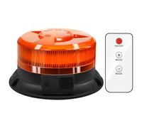 AnTom Luce LED stroboscopica lampeggiante di emergenza batteria Con telecomando,12V-24V 9 Modalità con 3m Cavo Alimentazione e USB cavo di ricarica Lampeggiante Auto per trattori golf UTV