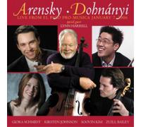 Anton Arensky Arensky/Dohnanyi: Live from El Paso Pro-Musica January 7, 200 (CD)