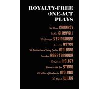 Anton Chekhov August Strindberg Moliere Royalty-Free One-Act Plays (Tascabile)