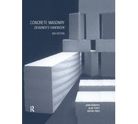 Anton Fried J.J. Roberts Alan Tov Concrete Masonry Designer's Handbo (Tascabile)